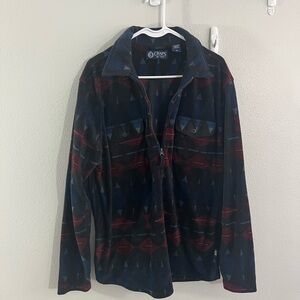 Chaps Aztec‎ print pullover size M